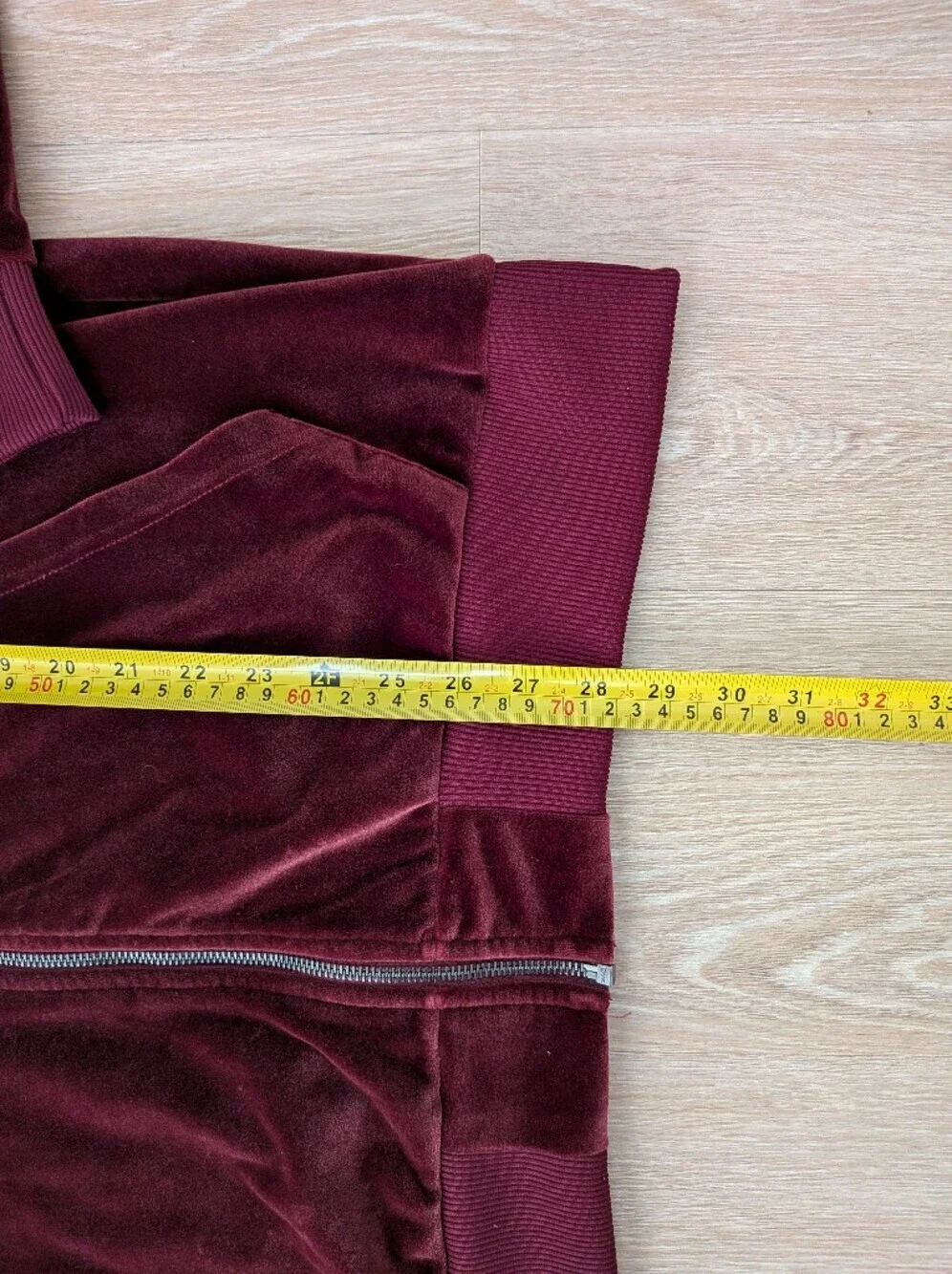 True Religion Hoodie Men's XXL Velour Burgundy Full Zip Fashion For The Senses